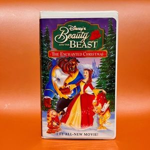 1997 Disney’s BEAUTY AND THE BEAST:
The Enchanted Christmas VHS #11529 RARE